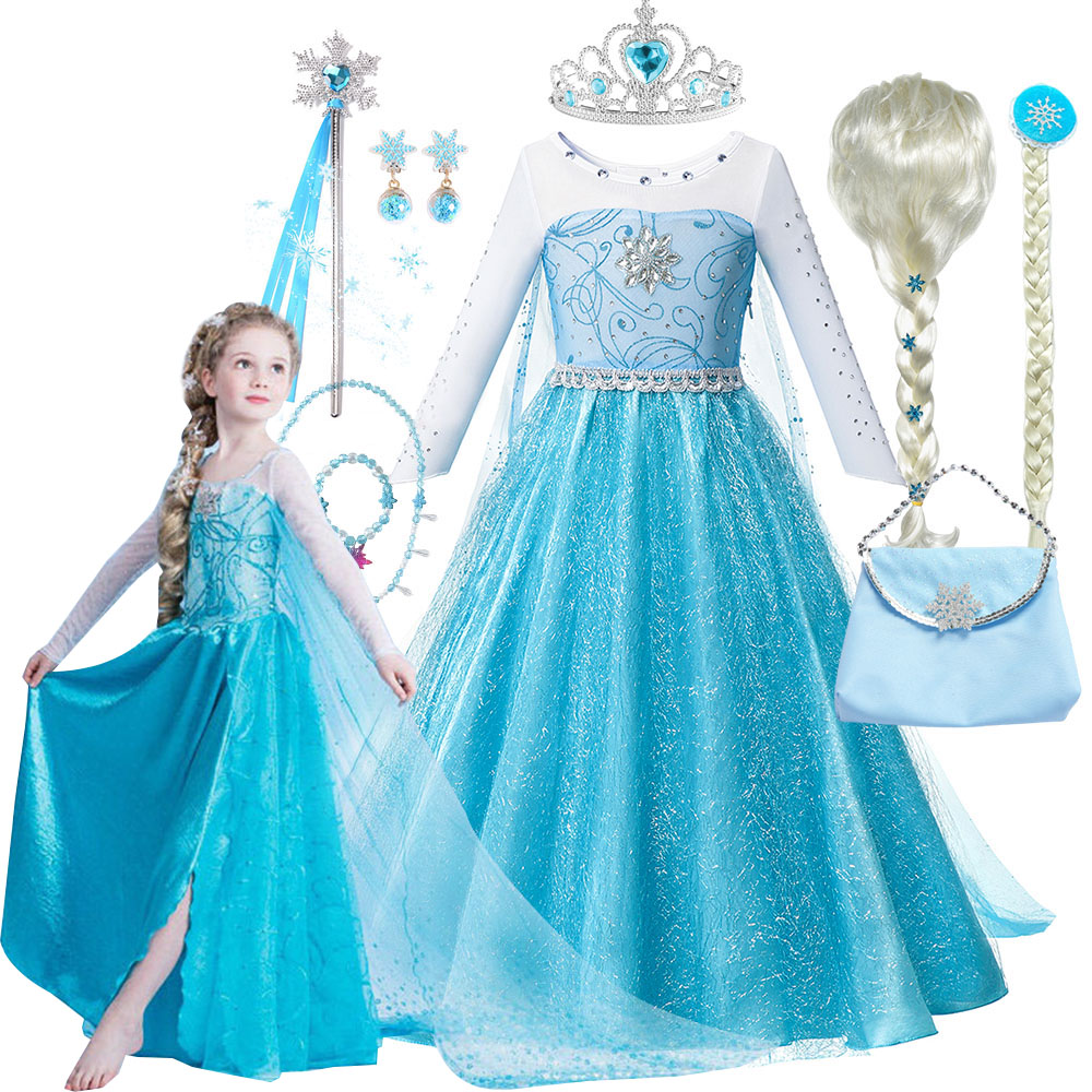 Baby Clothing Dresser - Baby Girl Princess Elsa Costume Snow