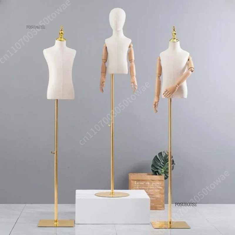 Baby Clothing Display - Kids Mannequin Torso with Adjustable Arms,