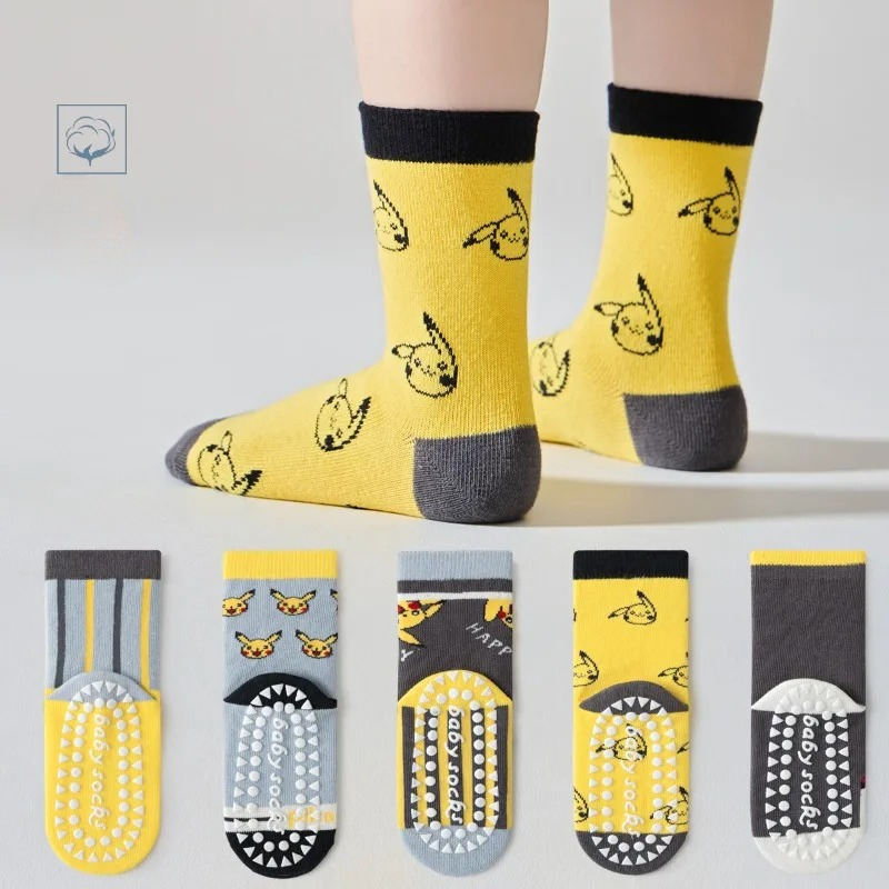 Baby Clothing 1 Year Old - 5Pairs Anime Baby Children's Socks Cartoon