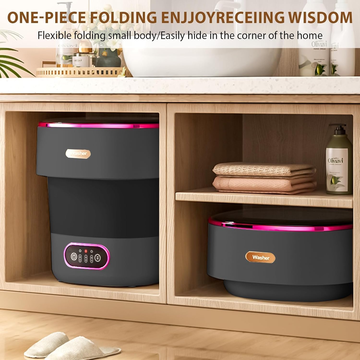 13L Portable Washer with 3 Cle - Baby Clothing Washing Machine 评论和价格
