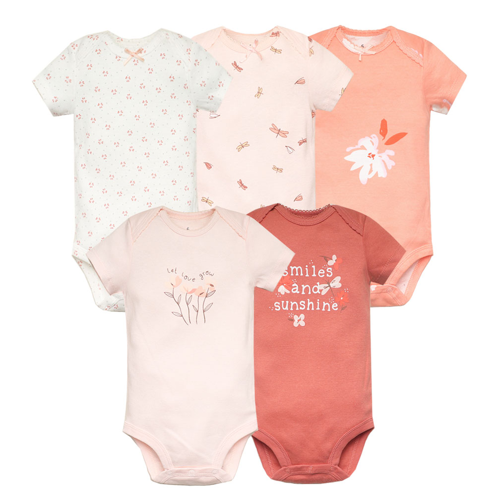 5pcs/lot Baby Bodysuit Fashion - Baby Clothing Gender Neutral 评论和价格