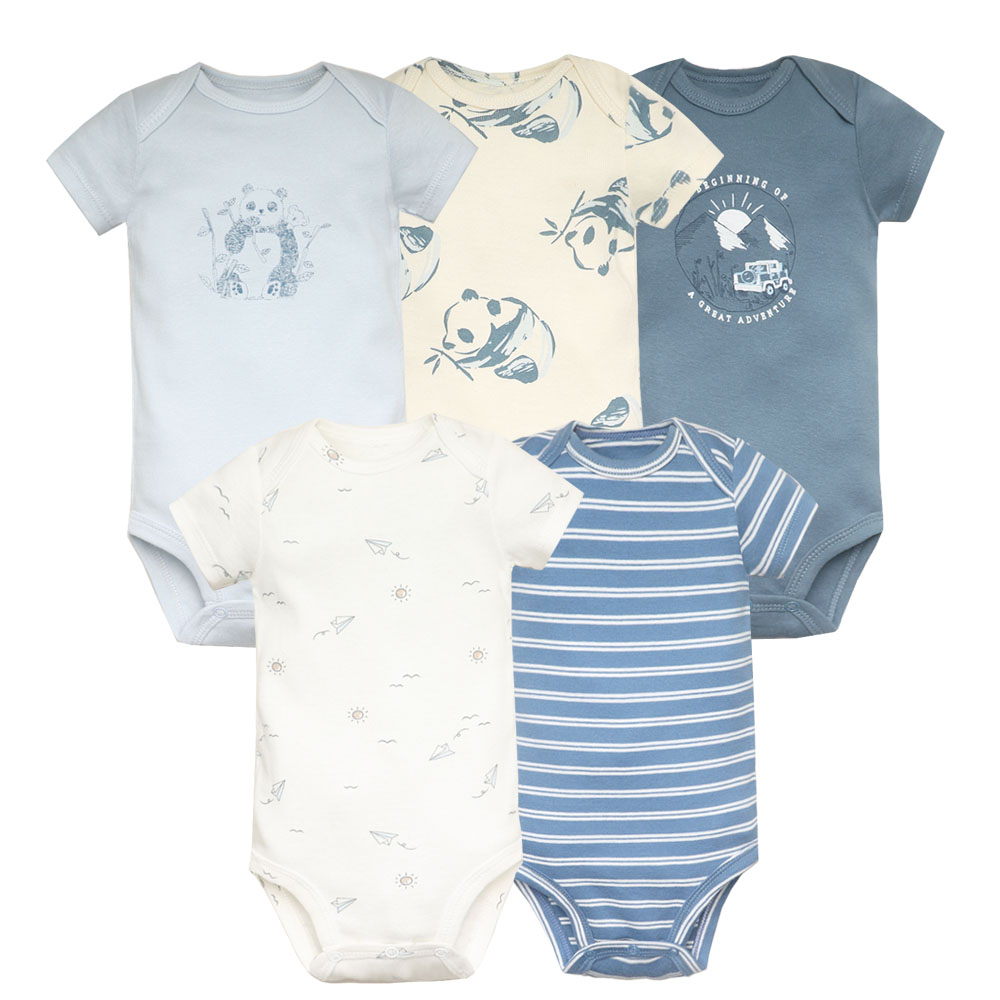 5pcs/lot Baby Bodysuit Fashion - Baby Clothing Gender Neutral 评论和价格