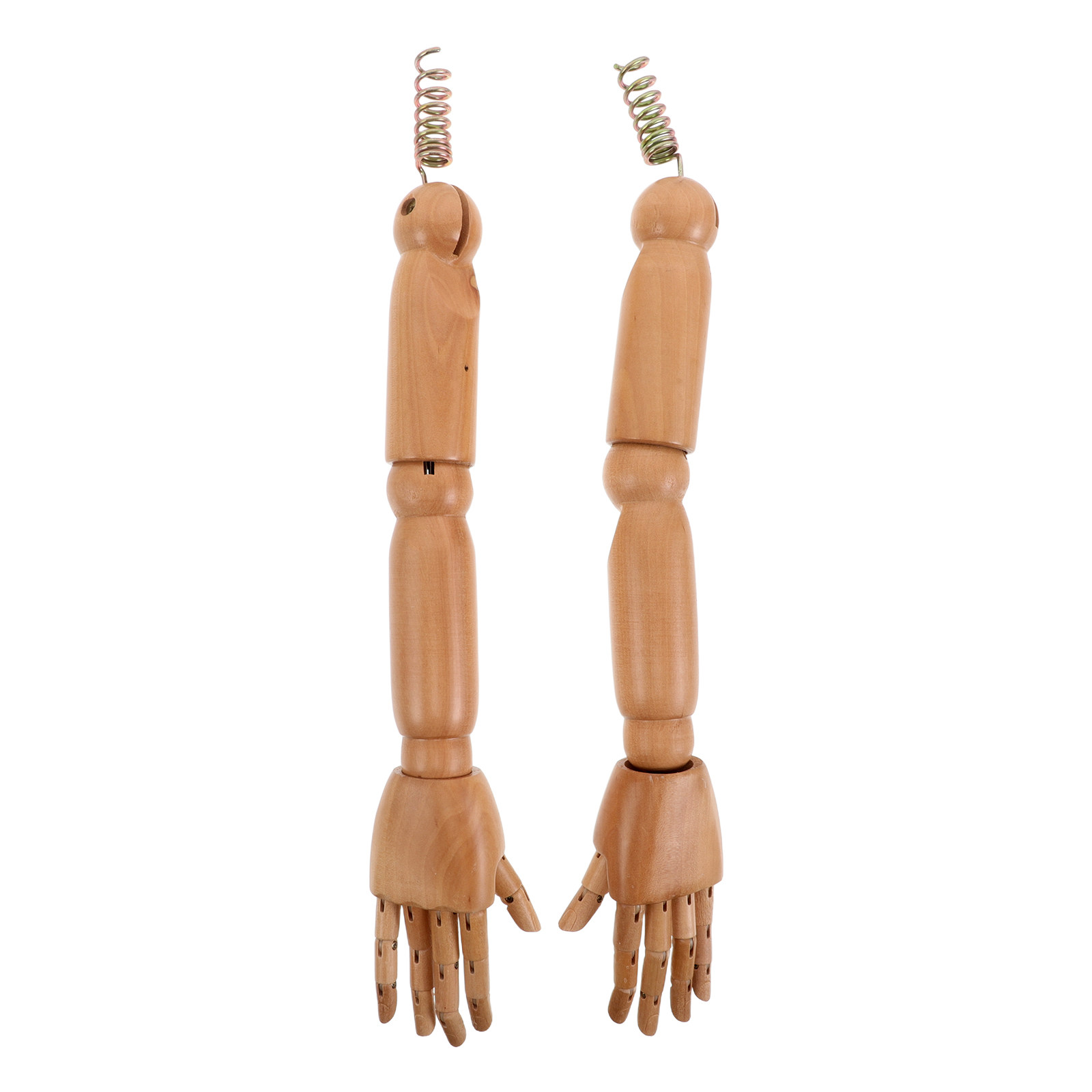 1Pair Poseable Wooden Mannequi - Baby Clothing Display 评论和价格