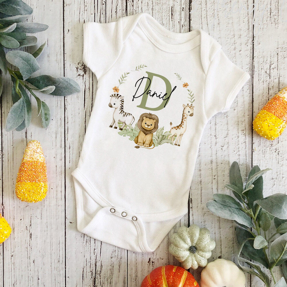 Personalized Baby Jumpsuit Cus - Baby Clothing Names 评论和价格