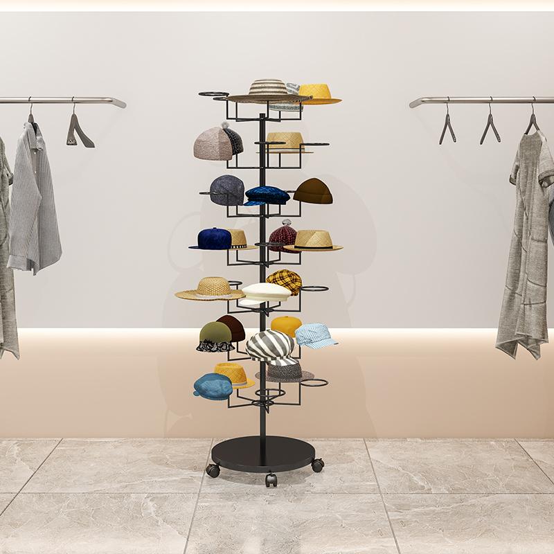 #Hat display rackFloor-to-ceil - Baby Clothing Layers 评论和价格