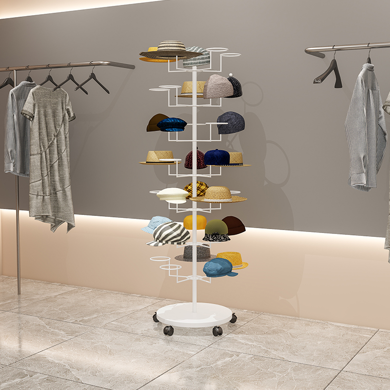 #Hat display rackFloor-to-ceil - Baby Clothing Layers 评论和价格
