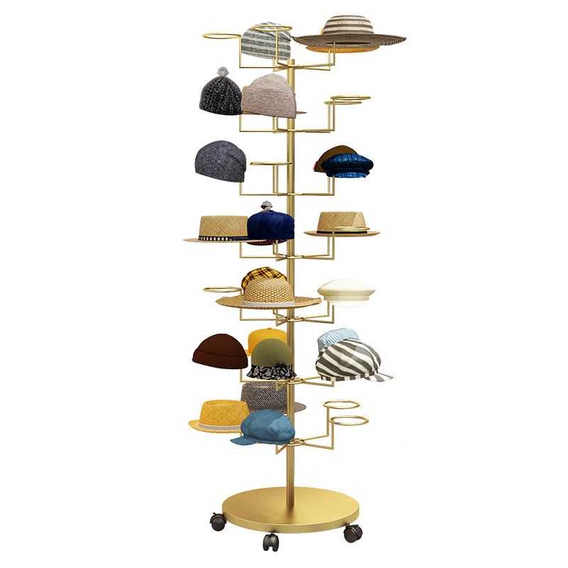 #Hat display rackFloor-to-ceil - Baby Clothing Layers 评论和价格