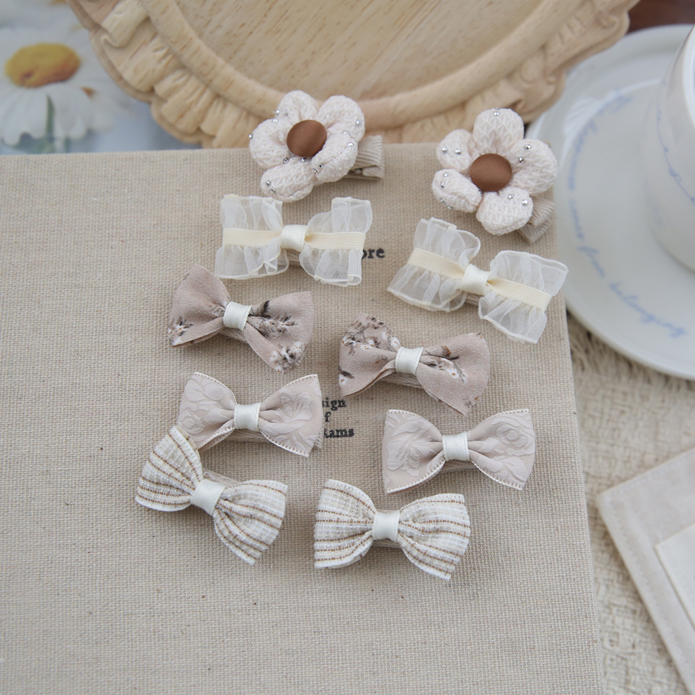 10pcs/Set Baby Hair Accessorie - Baby Clothing Material 评论和价格
