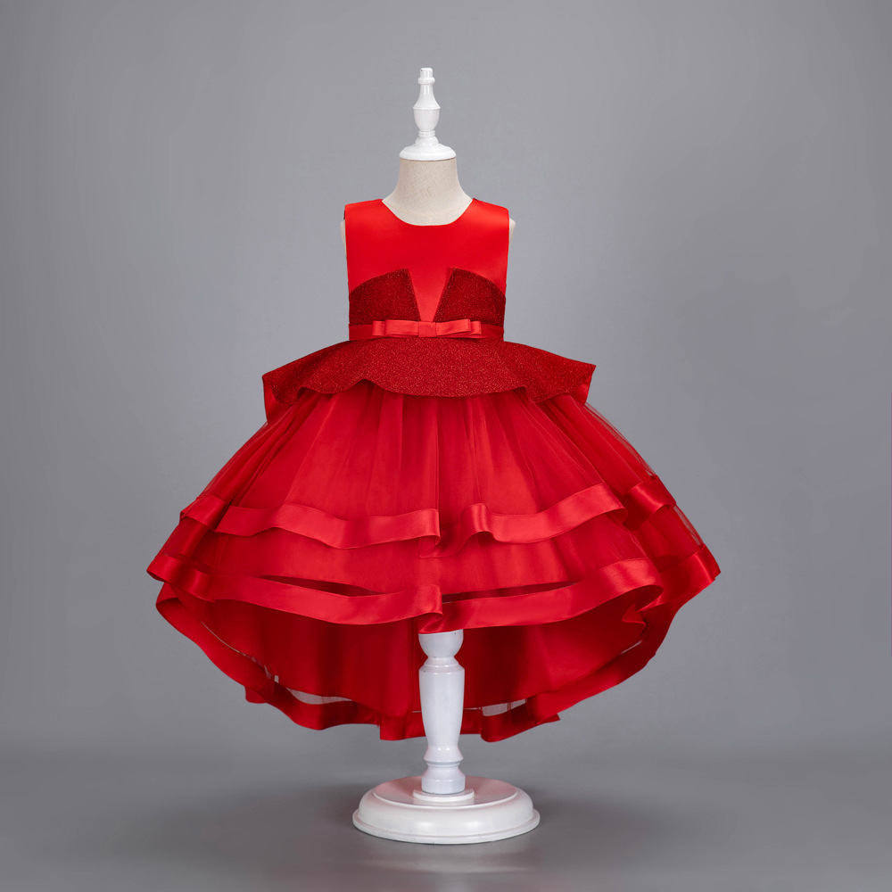 Prom Dress for Girl Kid Birthd - Baby Clothing Layers 评论和价格