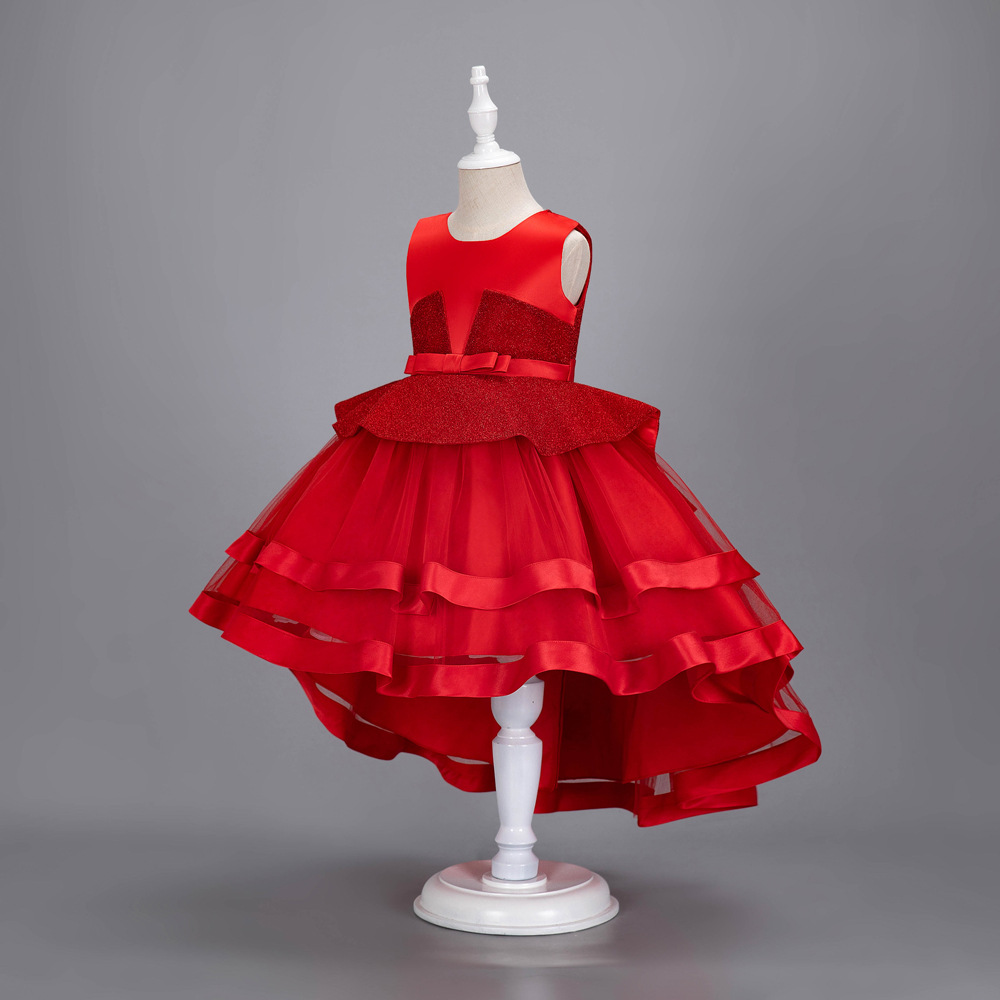 Prom Dress for Girl Kid Birthd - Baby Clothing Layers 评论和价格