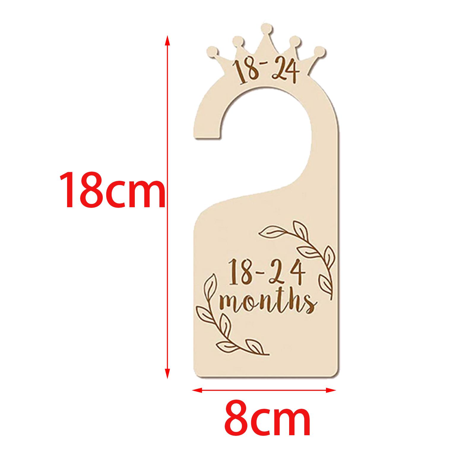 Baby Closet Dividers Wooden Wa - Baby Clothing Hanger Dividers 评论和价格