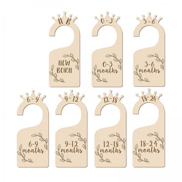 Baby Closet Dividers Wooden Wa - Baby Clothing Hanger Dividers 评论和价格