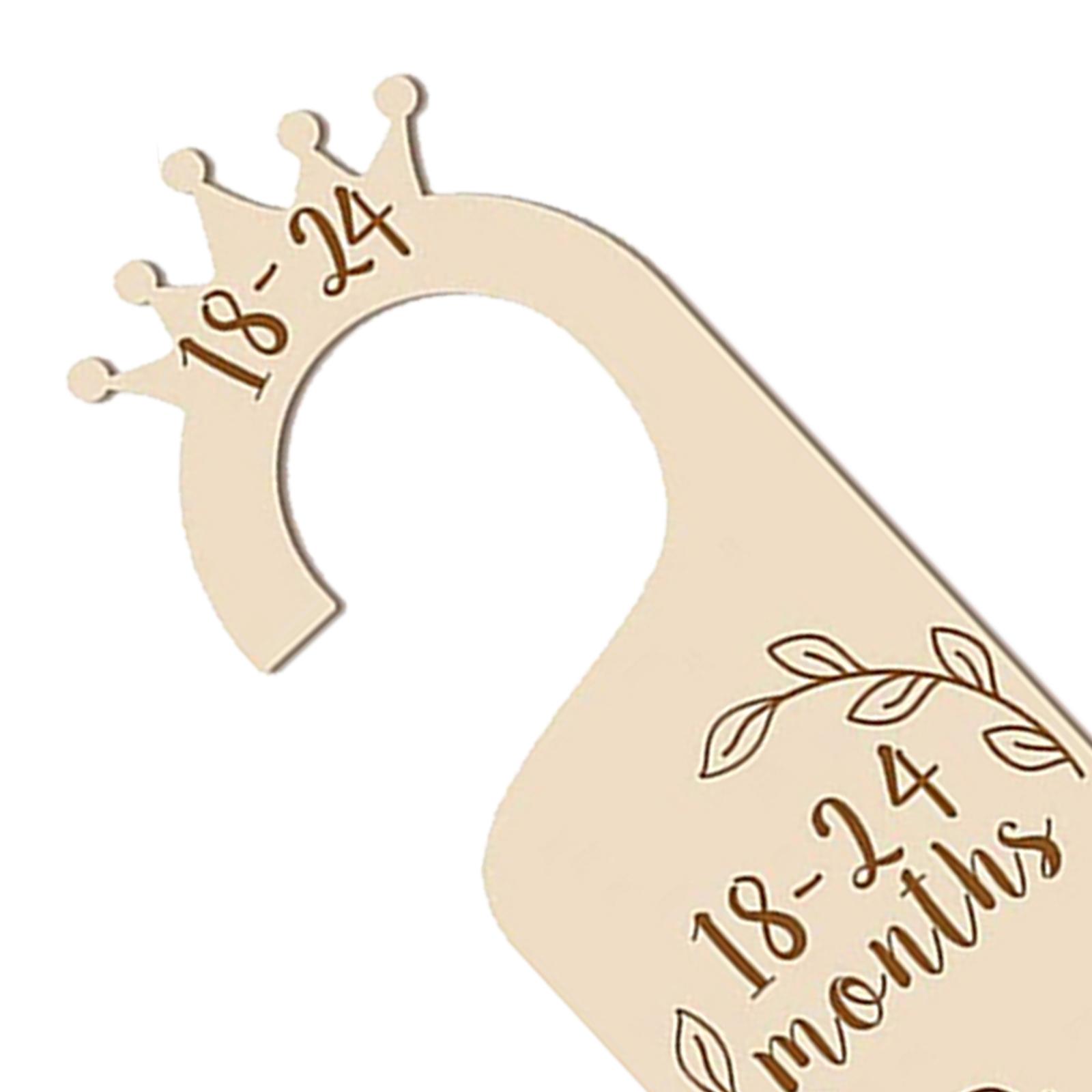 Baby Closet Dividers Wooden Wa - Baby Clothing Hanger Dividers 评论和价格