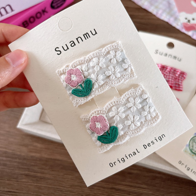 Korean Style Sweet Floral Fabr - Baby Clothing Material 评论和价格