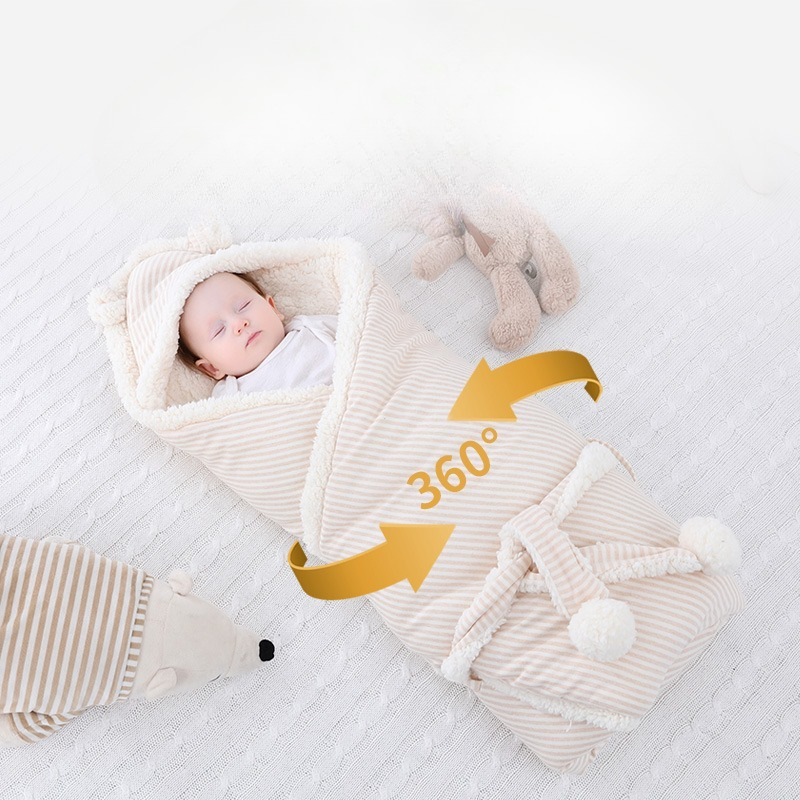 Newborn Lamb Fleece Swaddle Bl - Baby Clothing Material 评论和价格