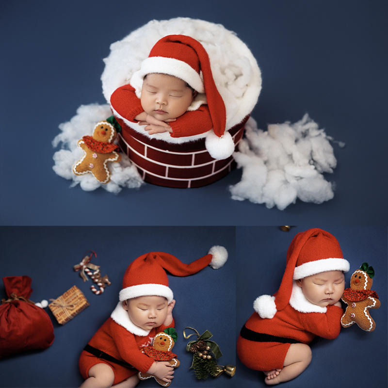 Santa Claus Newborn Photo Clot - Baby Clothing Onesies 评论和价格