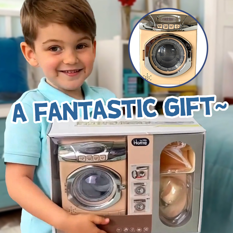 Kids Pretend Washing Machine P - Baby Clothing Washing Machine 评论和价格