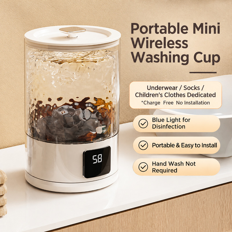 Mini Laundry Washer Portable U - Baby Clothing Washing Machine 评论和价格