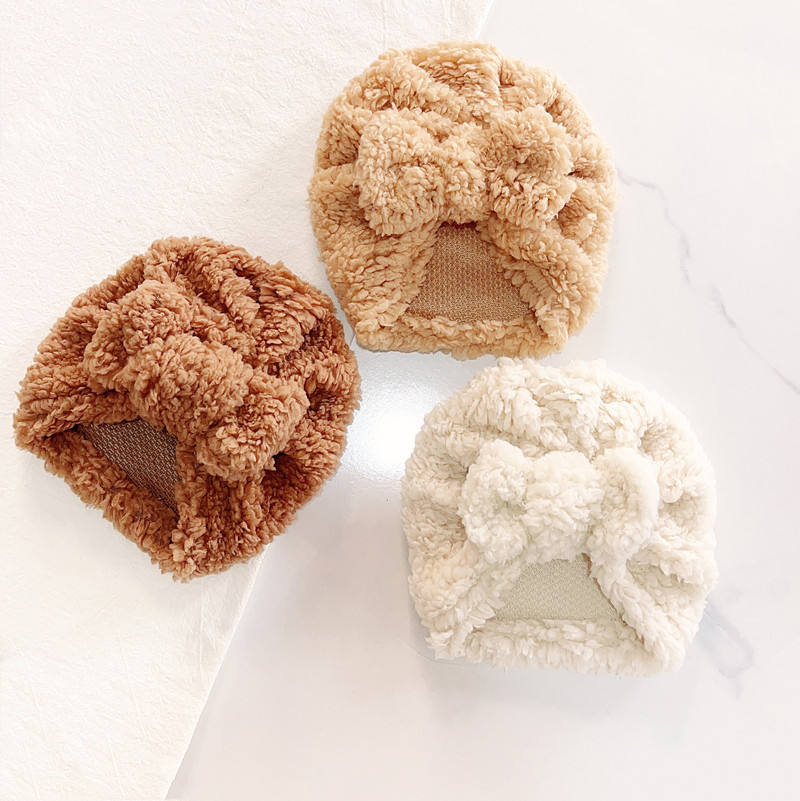 Cute Newborn Baby Knot Turban  - Baby Clothing Material 评论和价格