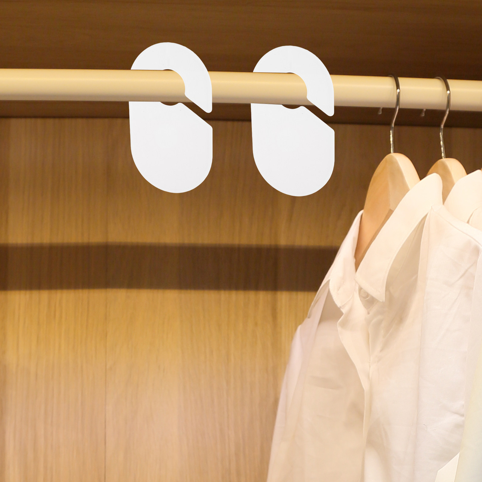10Pcs Plastic Clothing Rack Di - Baby Clothing Hanger Dividers 评论和价格