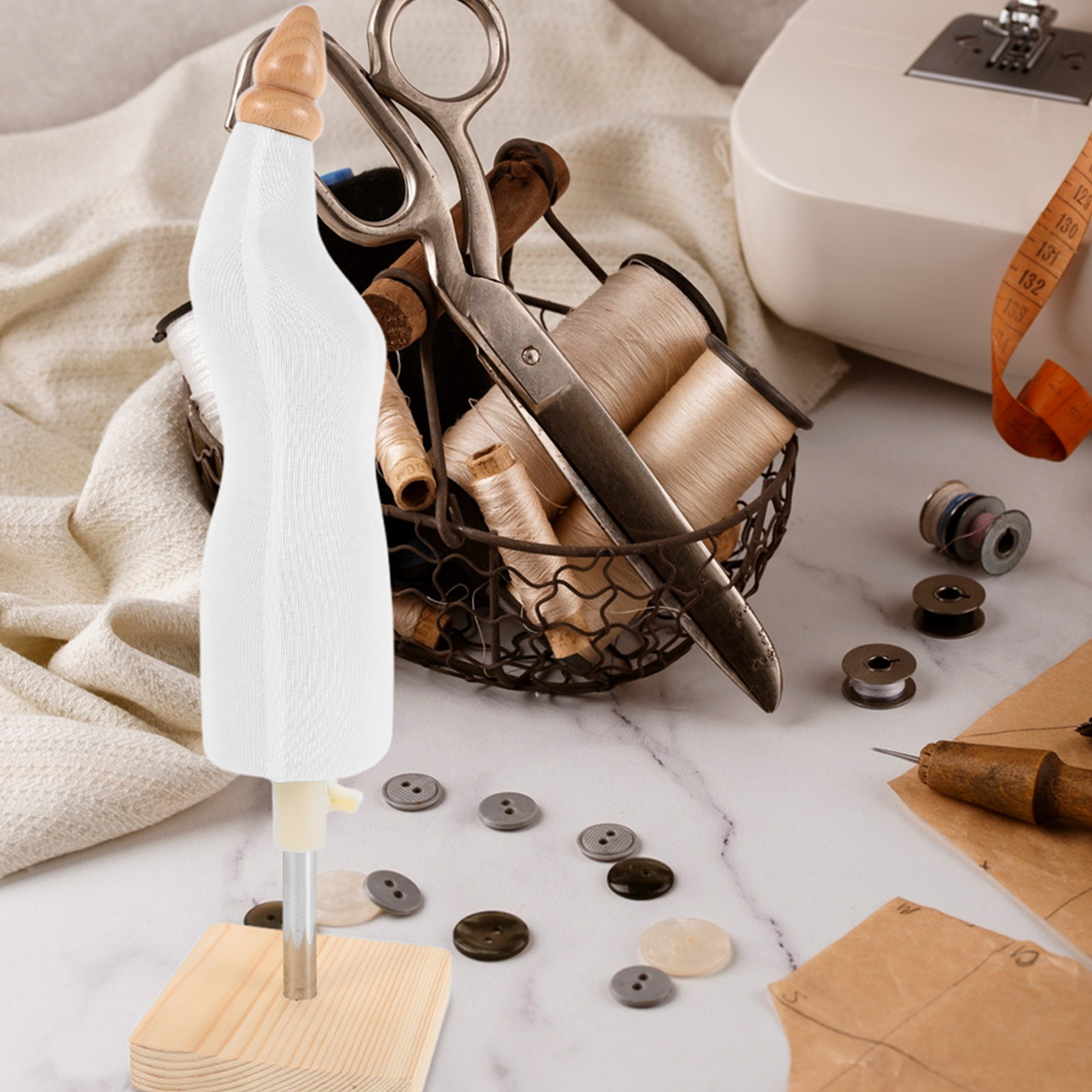 Adjustable Mannequin Hand Sewi - Baby Clothing Display 评论和价格
