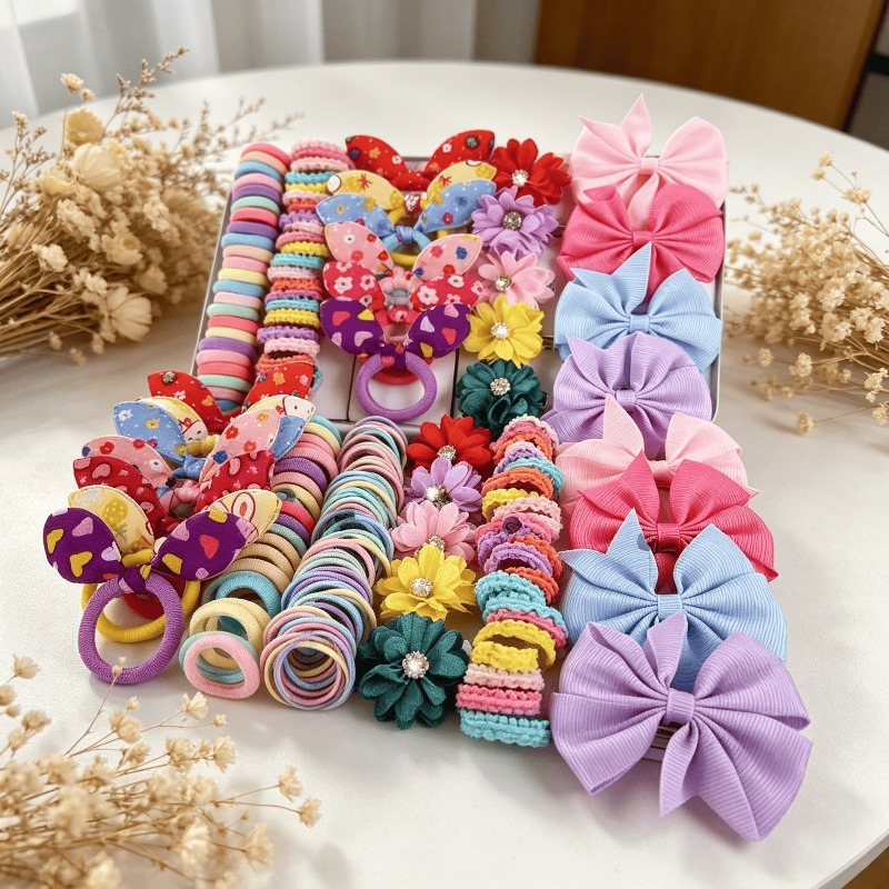 73PCS   New Fabric Girls Hair  - Baby Clothing Material 评论和价格