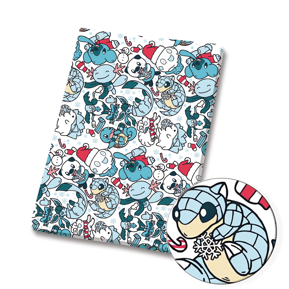 Pokemon Cartoon Fabric140*50cm - Baby Clothing 1 Year Old 评论和价格