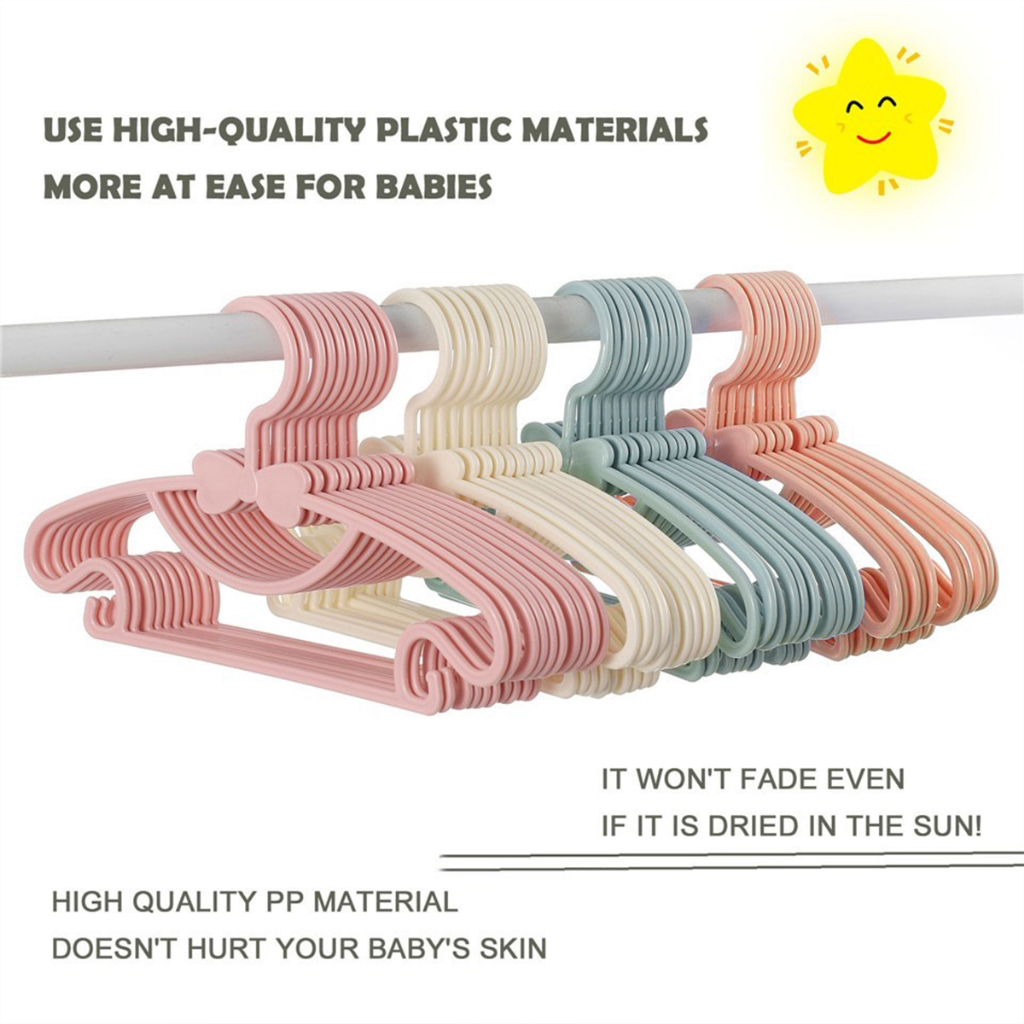12PCS Baby Kids Clothes Hanger - Baby Clothing Display 评论和价格