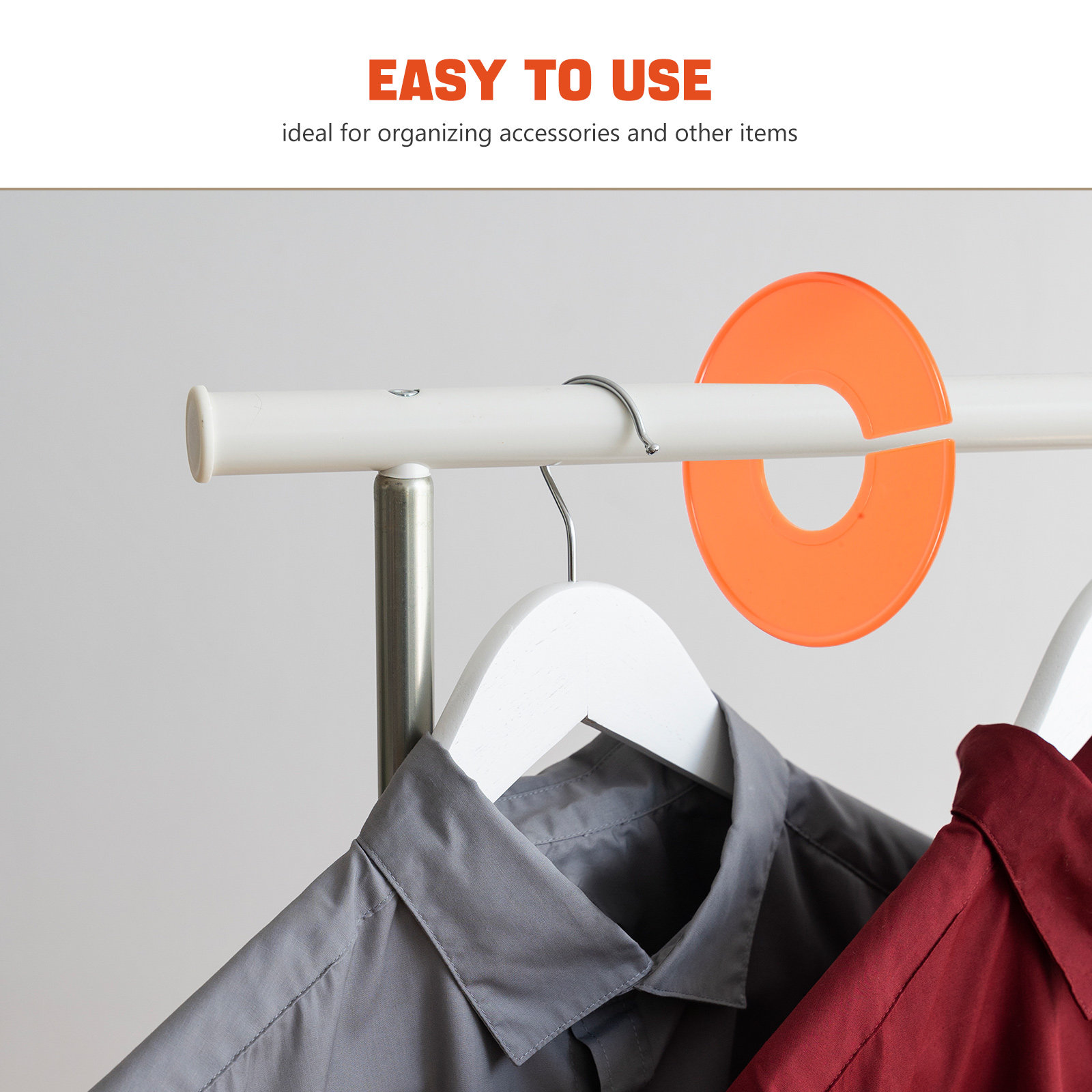 30Pcs Closet Dividers Round Pl - Baby Clothing Hanger Dividers 评论和价格