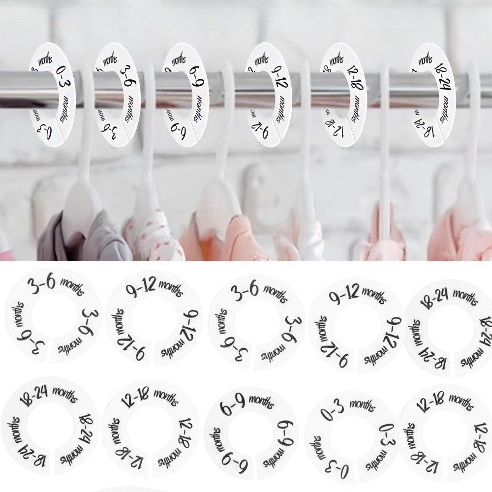 68/9Pcs Organizing Hangers Bab - Baby Clothing Hanger Dividers 评论和价格
