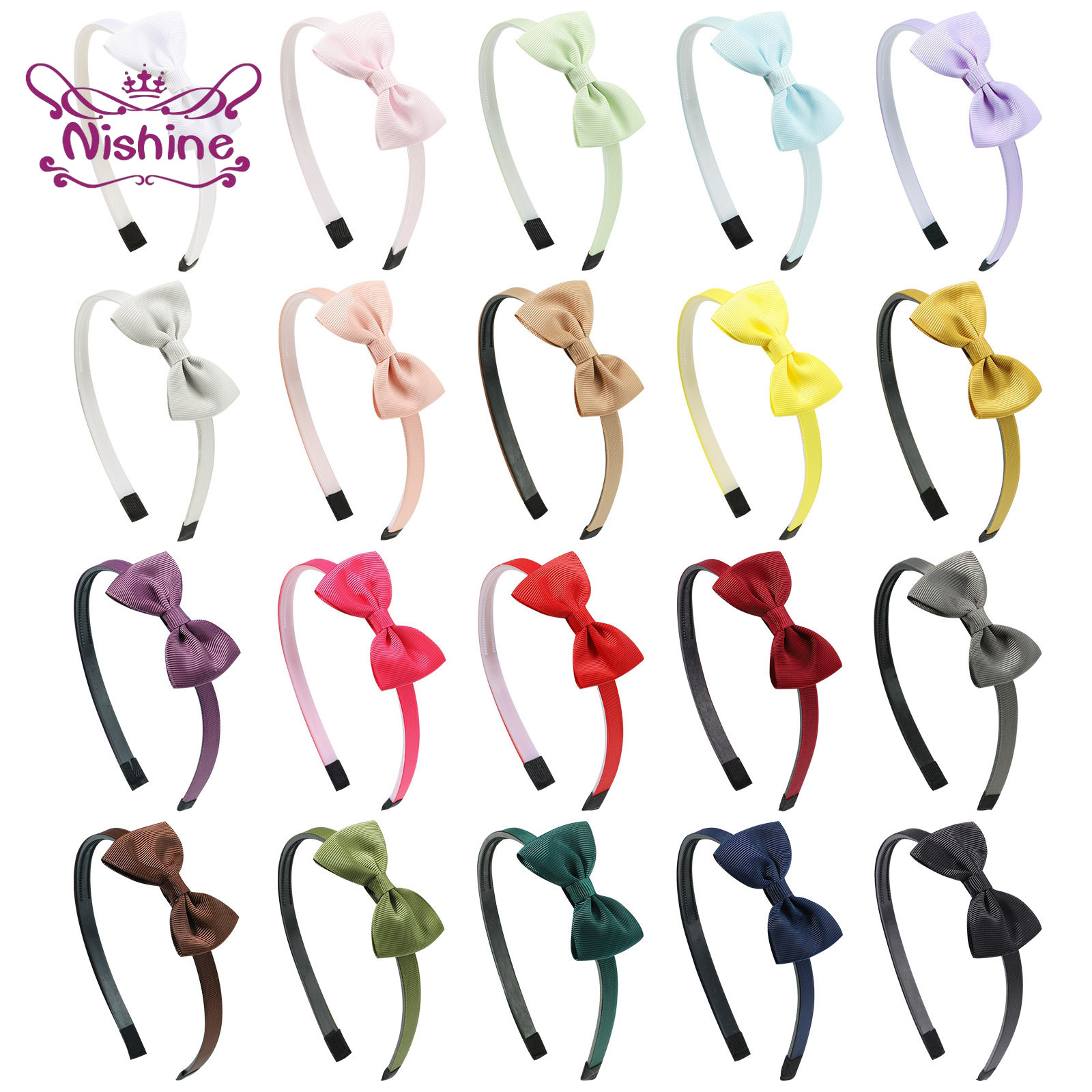 1PCS Ribbon Bow Knot Headband  - Baby Clothing 1 Year Old 评论和价格