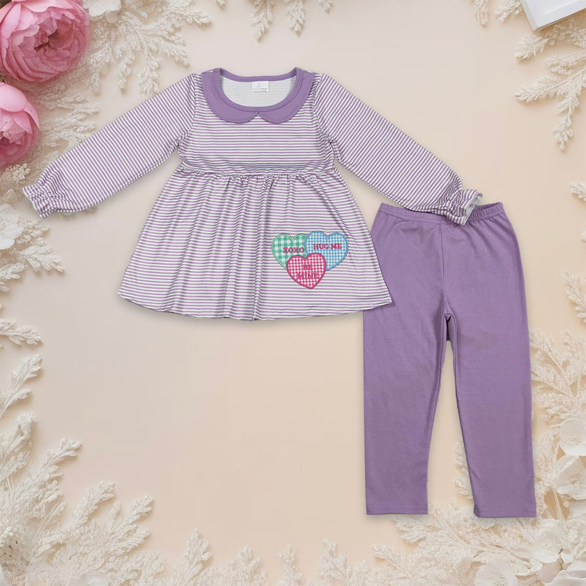 Baby Girl Long Sleeve Embroide - Xoxo Baby Clothing 评论和价格
